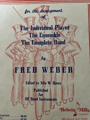 Vintage Belwin Elementary Band Method TROMBONE & BARITONE Book 1945 Antique