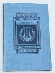 Vintage The Crucifixion Stainer Solo Voices Score Tenor & Bass Novello C. 1900