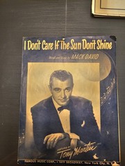 Vintage Sheet Music I DON&rsquo;T CARE IF THE SUN DON&rsquo;T SHINE Mack David 1959