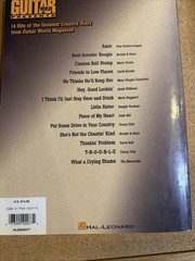 1990’s Country Guitar Tab Songbook Guitar World Presents 14 Note For Note Songs