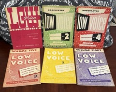 Huge Vintage Gospel Choir Songbook Lot Rodeheaver Low Voice Sacred Music