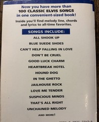Elvis Paperback Songs Songbook Guitar Piano Vocal Chords Lyrics Hal Leonard