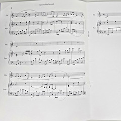 January the 7th Sheet Music Horn Piano Bryan Rowe French Horn Score Spiorad Song