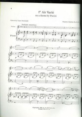 Charles Dancla Six Airs Varies 1st Series for Violin with Piano Accompaniment