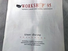 PEPPER&rsquo;S Choral Experience WORKSHOP &rsquo;95 Middle High School Choir SHEET MUSIC Lot