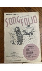 Mermaid Quartet 1950s Song Sheets: Armed Forces Folio USO Show Tunes (3)