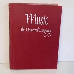 Vintage 1941 Music The Universal Language Hardcover Sheet Music Song Book