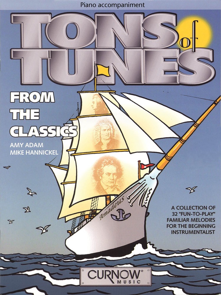 Tons of Tunes from the Classics Easy Piano Accompaniment Sheet Music Curnow Book