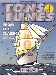 Tons of Tunes from the Classics Easy Piano Accompaniment Sheet Music Curnow Book