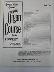 ✅🎼🎹1958 Organ Course BOOK ONE David Glover Lowrey Vintage Antique 👀📸SEE📏📸