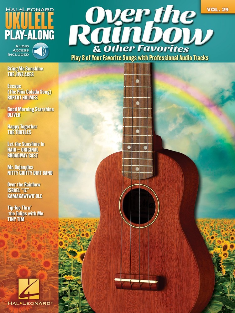 Over the Rainbow for Ukulele Play-Along Vol 29 Sheet Music Pop Songs Book Audio