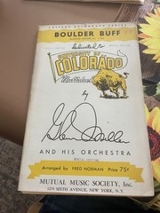 Vintage Sheet Music Boulder Buff Glen Miller University Of Colorado 1941 Special