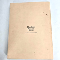Mozart Sonatas & Fantasies For The Piano Theodore Presser Songbook Music Vtg