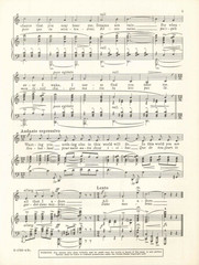 Wanting You Sheet Music Solo Voice In C Piano 1950 French English Hammerstein