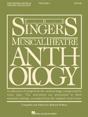 Singer&rsquo;s Musical Theatre Anthology Vol 3 Tenor Vocal Piano 35 Songs Music Book