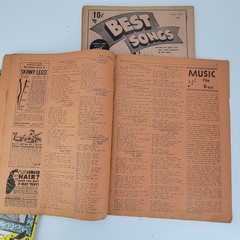 Lot of 10 1950s song lyrics magazines Popular Songs That Will Live Forever Best