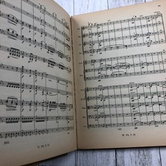 1920s Philharmonia Symphonie I Haydn Schumann Book Antique LOT No.31 115 AS IS