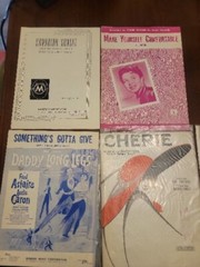 Vintage Lot Of 19 Sheet Music Pages Some Irving Berlin 20s 50s