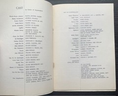 1963 GUYS&DOLLS MUSICAL SCORE BOOK U.S.ARMY GARRISON VERONA ITALY W/TICKET STUBS