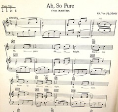 Ah So Pure Sheet Music 1938 Opera Martha Piano Ukulele Kings Jesters US Seller