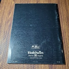 Baldwin Organ Learning System Part 3 Vocal Selections Sheet Music