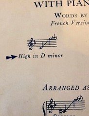 Sheet Music, Morning (Le Jour) D min High Voice by Oley Speaks. Frank L Stanton
