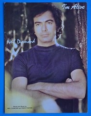 Neil Diamond Im Alive Sheet Music Piano Vocal Guitar Vintage &rsquo;83 USA Cherry Lane