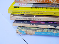 8 Rock Songbooks Hot 101, Bradley Organ, History of Rock, Progressive Rock, etc