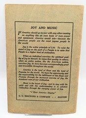 Music Unites the People #2 Twice 55 Community Songs The Green Book 1917 Birchard