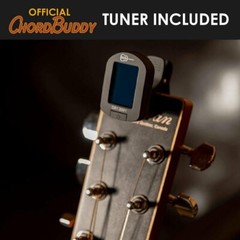 CHORD BUDDY Guitar Learning System RIGHT w TUNER Teaching Book Lesson Chordbuddy