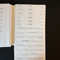 Haven Adrian B Sims Complete Concert Band Score & Parts Grade 4 FJH B1881 Unused