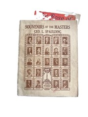 Vintage Souvenirs Of The Masters Piano Score Geo L Spaulding Theodore Presser