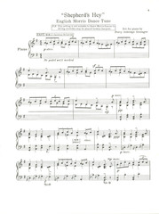 Grainger 3 British Folk Music Settings Piano Solo Songbook Christmas Carol