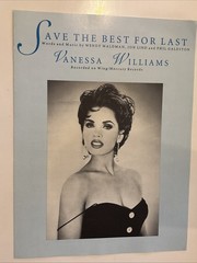 SAVE THE BEST FOR LAST Sheet Music Vintage 1992 Ballad Piano Guitar Pop R&B