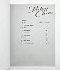 Patsy Cline Pro Vocal Volume 22 CD Piano Tab Note Transcription Songbook