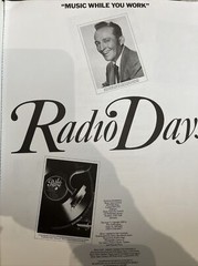 « Music while you work » from Radio Days: 14 songs sheet music book.