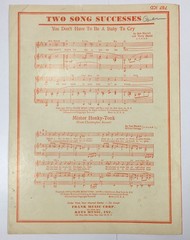 Orange Colored Sky Sheet Music By Milton Delugg & Willie Stein Frank Corp 1950