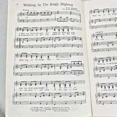 Vocal Trios Volume Three Sacred Songs Sheet Music Book Treble Choir 1966 Vintage