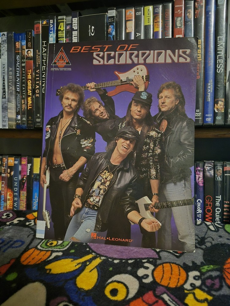 Best of Scorpions Guitar Tab Sheet Music Chords Lyrics Metal Rock Songs Book