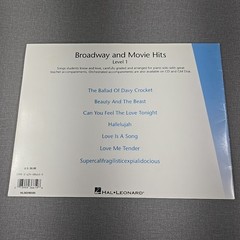Broadway and Movie Hits Level 1 by Kern Klose Rejino 2005 Paperback Songbook