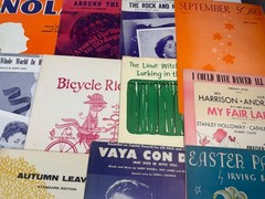 Vintage Sheet Music Lot of 31 Piano Song Books Ephemera 1930s -1950s Show Tunes
