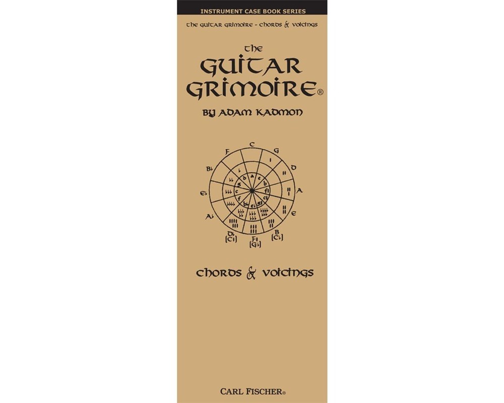 INSTRUMENT CASE BOOK SERIES THE GUITAR GRIMOIRE CHORDS & VOICINGS BOOK FISCHER