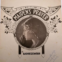 1924 Maiden&rsquo;s Prayer Sheet Music Thecla Badarzewska Piano Norma Garling IA Vtg