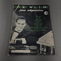 Roger Williams Piano Interpretations No 3 1959 Vintage Songbook Robbins Music