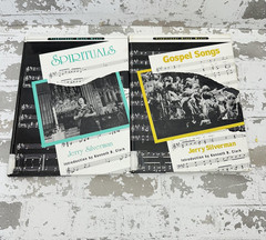 Vintage Spirituals & Gospel Songs Jerry Silverman Chelsea Piano Songbooks Lot 2
