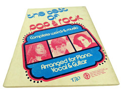 THE BEST OF ROCK & POP SONGBOOK piano/vocal/guitar Paperback 160 Pgs Music Book