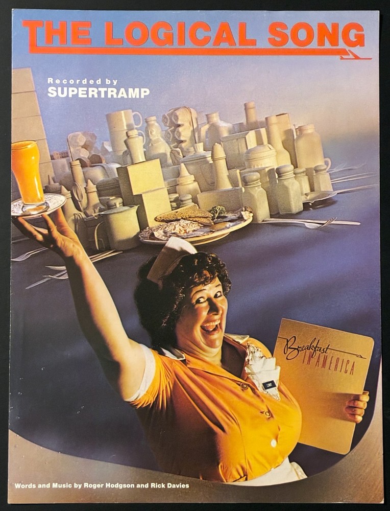 1979 SUPERTRAMP « THE LOGICAL SONG » SHEET MUSIC – POP ROCK – BREAKFAST IN AMERICA
