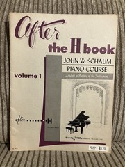 After The H Book John W Schaum Piano Course Vol 1 Sheet Music Book 1952 Vintage