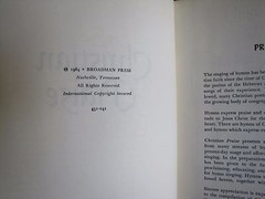 Christian Praise – 1964 Hardcover – Hymns Songs Music Gospel – Very Good cond