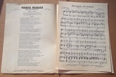 SHEET MUSIC MANAGUA NICARAGUA, GAMSE/FIELDS ENCORE MUSIC PUBLICATIONS 1946 (464)